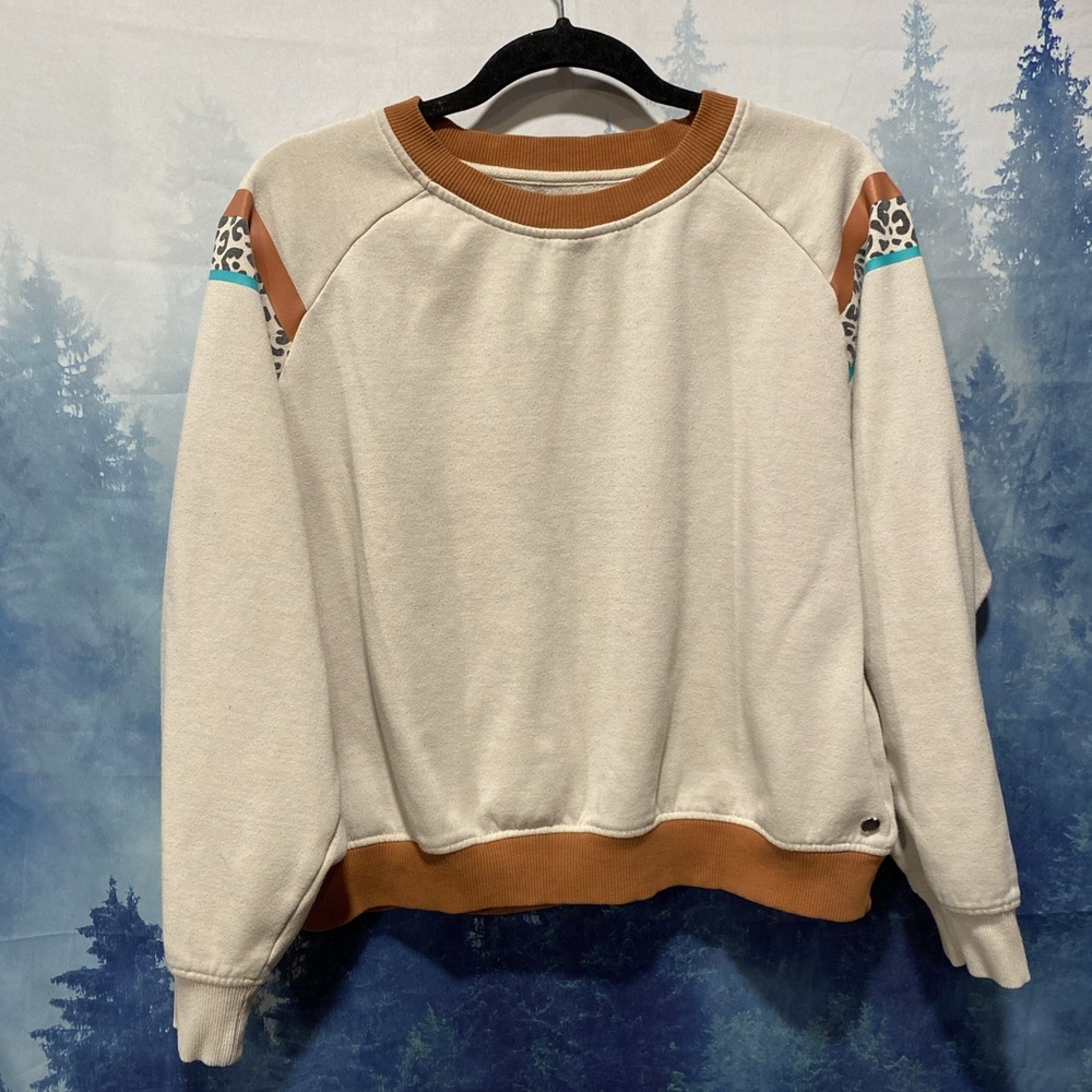 Firefly Women's Large Sweatshirt‎ Cheetah